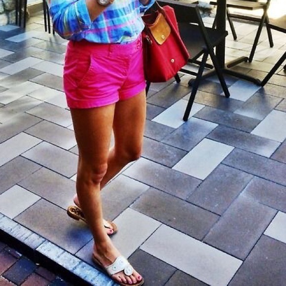 J. Crew Pants - J. Crew 3” Bright Pink Chino Shorts